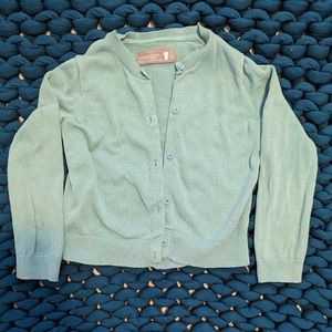 Primary brand, blue cardigan, size 4-5